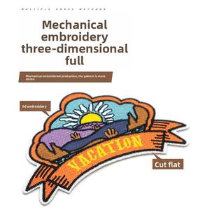 Patch brodé de style western cowboy, motif de cow-boy tireur de flèches, pour broderie sur ordinateur, accessoires vestimentaires floraux sur tissu - Product Image 3