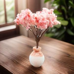 WFR390 Arbre à fleurs de <span class=keywords><strong>cerisier</strong></span> artificiel créatif Décoration de paysage réaliste Arbre à fleurs de <span class=keywords><strong>cerisier</strong></span> pour jardin Bureau Bureau - Product Image 4