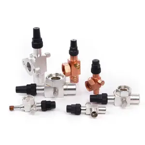 HVAC parts Angle valve rotalock 3/4 soldered refrigeration valve V type rotalock valves
