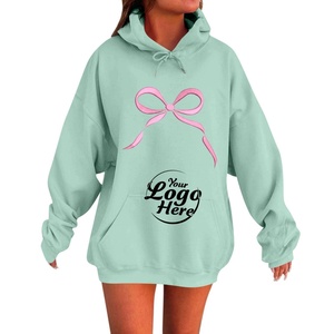 Sudaderas de Felpa para Mujer, Ropa de Invierno, Ligeras, de Manga Larga, con Bolsillos, Estilo Preppy, con Bordado Gráfico 3D en la Parte Delantera - Product Image 2