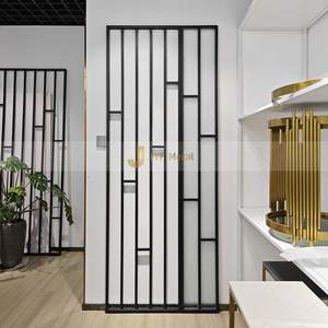 Paravent en acier inoxydable pour la décoration intérieure, fabrication métallique, découpe au laser, écrans métalliques imperméables, séparateur de pièce - Product Image 3