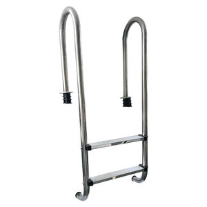 Escalera de Piscina Resistente y Duradera de Acero Inoxidable Antideslizante con Peldaños Anchos y Estables para Piscinas en el Patio Trasero - Product Image 2