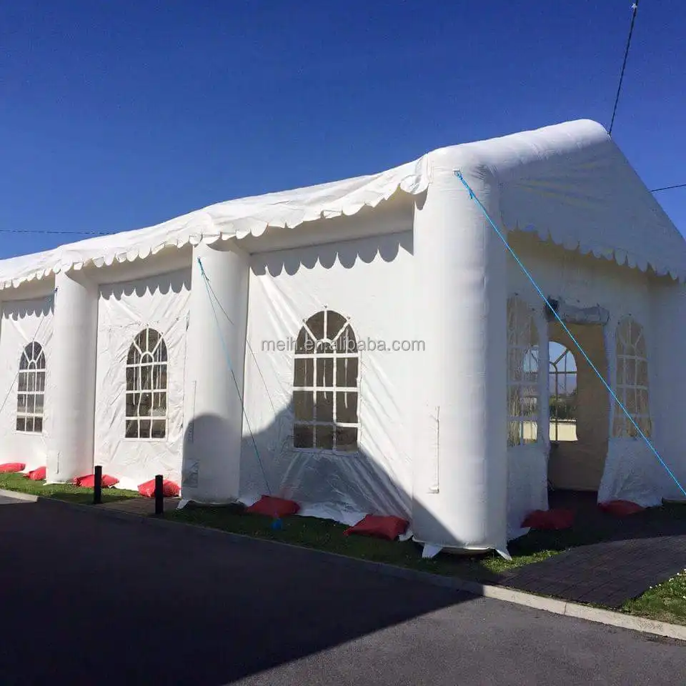 Büyük açık beyaz şişme düğün çadırı spor olay eğlence çadırı tente Marquee