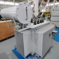 Transformateur immergé dans l'huile de distribution LUTE 1600 kVA Dyn11 10 kV/11 kV triphasé à noyau bobiné stéréoscopique à double enroulement 50/60 Hz