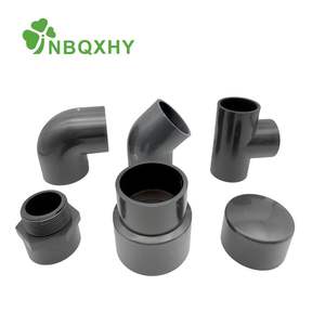 อุปกรณ์ท่อพีวีซี upvc แรงดันสูง PN16 PN10เชื่อมต่อได้ง่ายกับบูช DIN กันรั่วในขนาด20มม. 50มม. 110มม. 200มม. - Product Image 3