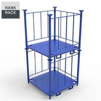 Cage empilable portable en plastique, conteneur pour pneus