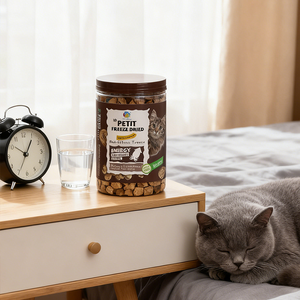 Mẫu miễn phí thức ăn vật nuôi đông khô hữu cơ ORGO ngon protein cao mực cá hồi vật nuôi đồ ăn nhẹ điều trị cho mèo - Product Image 2