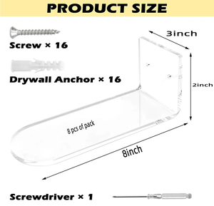Estante <span class=keywords><strong>de</strong></span> Exhibición <span class=keywords><strong>de</strong></span> Zapatos Acrílico <span class=keywords><strong>de</strong></span> Pared, Estante Flotante Invisible <span class=keywords><strong>para</strong></span> Zapatos, <span class=keywords><strong>para</strong></span> Coleccionables <span class=keywords><strong>de</strong></span> Zapatillas Deportivas - Product Image 6