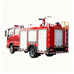 Camions de pompiers Foton économiques à faible consommation de carburant, châssis 4x2, camion de secours 3m³ pour usage quotidien - Product Image 1