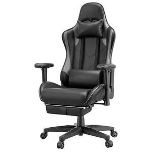 Распродажа, 2024 формы scaun de gaming, формирующие пенопластовый шезлонг, игровой 4D металлический подлокотник, пенный черный игровой стул