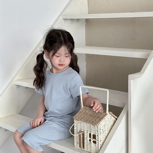 Set di Pigiami Estivi in Cotone Traspirante a Maniche Corte per Bambine e Ragazze, Abbigliamento da Casa Leggero - Product Image 3