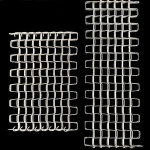 फ्लैट तार कार्बन स्टील चेन संचालित स्टेनलेस स्टील हनीकॉम्ब कन्वेयर बेल्ट - Product Image 6