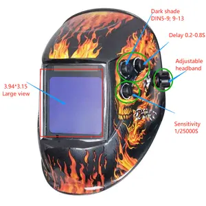 Nova tecnologia True Color Lens Auto escurecimento soldagem capacete