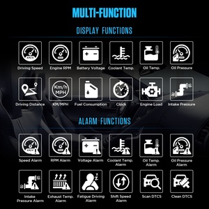 AUTOOL 2023 X50 Pro OBD <strong>2</strong> HUD Car Speed and Temperature Alarm <strong>System</strong> <strong>Computer</strong> Auto ECU Diagnostic Tool Film Gauge Speed Meter - Product Image 3