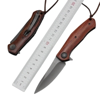 Couteau d'extérieur super pointu en gros d'usine couteau de chasse de camping haute dureté