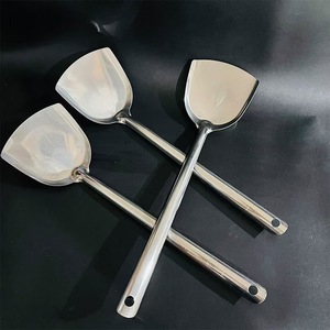 Espátula gruesa, espátula de cocina para el hogar, 33 cm, espátula de cocina con mango largo, espátula de cabeza ancha, cuchara de cocina para restaurante - Product Image 1