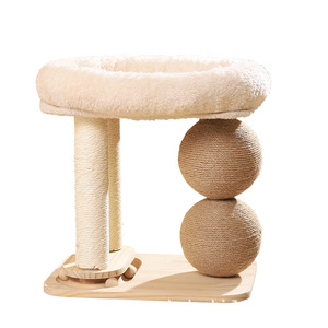 New cross-border cat tree/cat <b>bed</b> integrated with sisal posts, scratching posts to prevent lint, and cat scratching balls a - Product Image 1