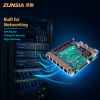 Carte mère industrielle 6x Gigabit LAN intégrée, processeur Core 12e/13e génération, double DDR4/5, 2x M.2 2280 SATA3.0, alimentation CC 12-19V