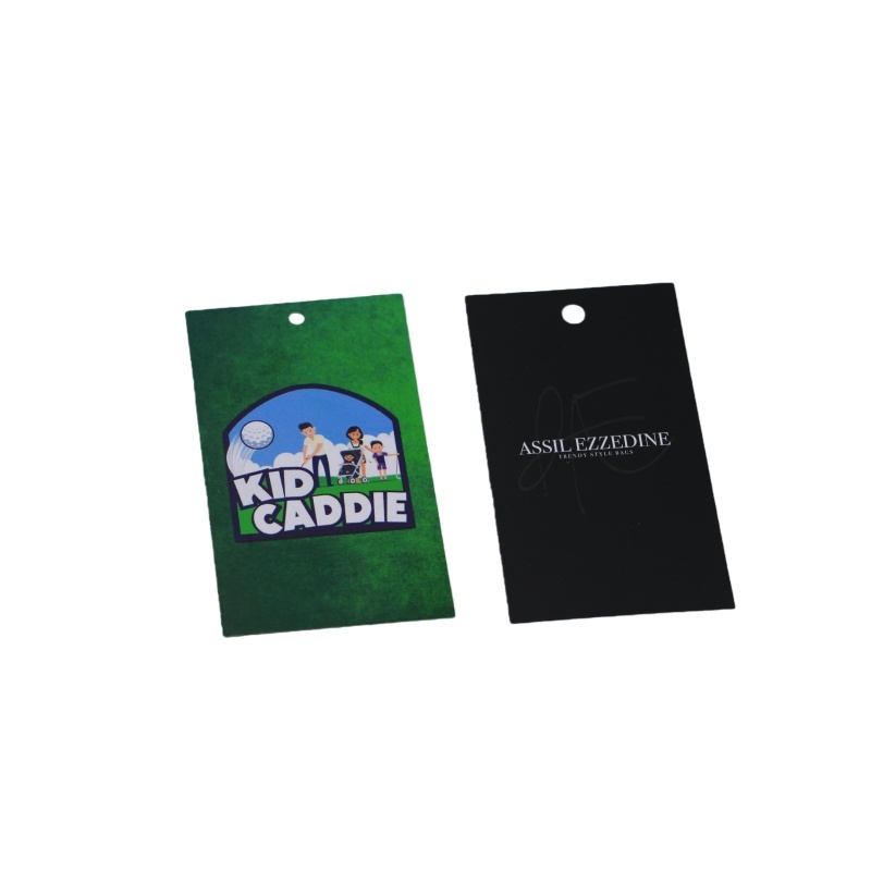 Factory Fashion Brand Garment Labels 300gsm 90X55mm Muffler Dress Pants Tight-fitting Shirts Sweaters Shorts Custom Hang Tags