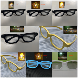 Liquidación de Existencias, Precio Muy Económico, <span class=keywords><strong>Gafas</strong></span> de Difracción de Plástico, 13500 Líneas, Corazón, Espiral, Serie Navideña, <span class=keywords><strong>Gafas</strong></span> Holográficas - Product Image 6