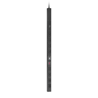 PDU APC AP7850B, PDU de rack, avec mesure, zéro U, 10A, 230V, (16) C13, PDU de rack APC, PDU monophasé 8 voies à montage en rack, prise C13 Lec