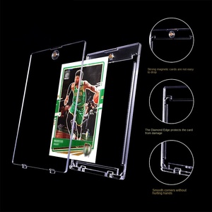 Porta Tarjetas Magnéticas: Porta Tarjetas One Touch de 35pt, Estuche Rígido de Plástico con Protección UV para Tarjetas Magnéticas - Personalizable - Product Image 4
