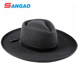Chapeau juif en pure laine, style Fedora, ajustable, pour les quatre saisons, unisexe - Product Image 2