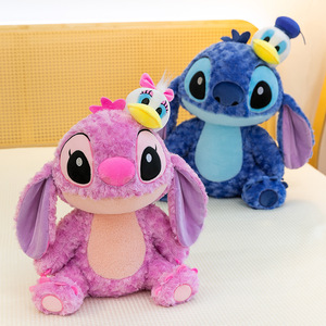 Peluche all'ingrosso <span class=keywords><strong>Lilo</strong></span> & <span class=keywords><strong>Stitch</strong></span>: Bambola di peluche Angel <span class=keywords><strong>Stitch</strong></span> con ornamento a forma di anatra, peluche cartone animato multi-misura per distributori automatici e regali - Product Image 2