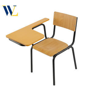 Ergonomic hiện đại đào tạo ghế tay vịn cho lớp học trường ván ép sinh viên Chaise cho hội nghị bằng văn bản Pad phòng đào tạo - Product Image 5