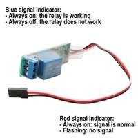 Relais PWM, interrupteur marche/arrêt, lumière de navigation, buzzer, télécommande, prise en charge du récepteur haute tension 5-12V pour avion RC, drone de course