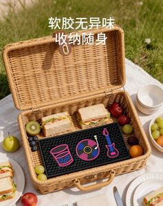 New Cross-border Soft Rubber <b>bar</b> Draining Kitchen <b>Mat</b> <b>bar</b> <b>Mat</b> Non-slip Heat-insulating Thickened Personalized PVC Decorative <b>Mat</b> - Product Image 2