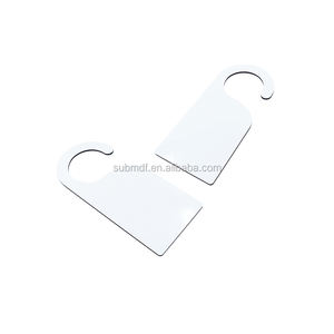 定制升华中密度纤维板空白木制酒店门架双面可打印 '请勿打扰' 标志现代设计 - Product Image 2