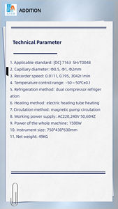 Viscosimètre capillaire TOCT 7163 pour <span class=keywords><strong>tester</strong></span> la viscosité relative de la graisse lubrifiante, similaire à la machine de test de viscosité SH/T0048 - Product Image 5