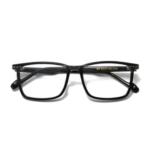 Gafas Rectangulares de Montura Completa, Color Rojo y Azul Sólido, Anti-Luz Azul, Unisex, para Adultos, Uso Diario, Monturas para Corrección de la Visión - Product Image 6