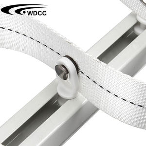 Ruban plissé blanc de haute qualité de 2,5 cm, longueur personnalisable pour rails de rideaux en forme de S, pour tringles à rideaux, rails et accessoires - Product Image 3