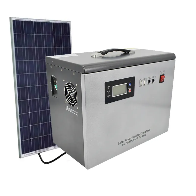 500w offline gerador de energia solar, gerador de backup, estação solar portátil para casa, escritório, energia de emergência