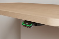 Bureau assis-debout électrique commercial à hauteur réglable, double moteur, ergonomique, pour poste de travail au bureau