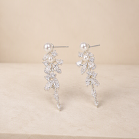 Boucles d'oreilles pendantes de luxe en perles pour femmes, boucles d'oreilles scintillantes à la mode, accessoires de bijoux pour fêtes et mariages, cadeaux
