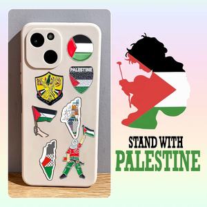 Venta Directa de Fábrica, Múltiples Diseños, Insignias Metálicas de Palestina, Pegatinas para Teléfono, <span class=keywords><strong>Broches</strong></span>, Pin de Solapa, Pin Personalizado con Mapa y Bandera de Palestina, Regalos - Product Image 2