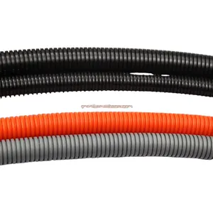 Conduits flexibles fabriqués en usine, plastique électrique imperméable PVC PP PE Nylon conduit électrique flexible