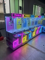Vente directe usine ACS : Machine d'arcade grue à pinces pour cadeaux, pour divertissement intérieur, construction métal-plastique, prise en charge de l'anglais, pour peluches