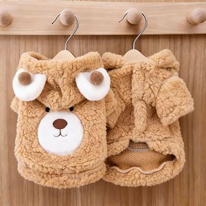 Sudadera gruesa con capucha para perros y gatos, perfecta para otoño e invierno. - Product Image 1