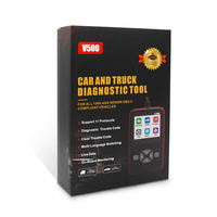Escáner OBD2 de Alta Calidad V500 para Camiones de Trabajo Pesado, J1939 J1708 9-36V OBDII, Herramienta de Diagnóstico para Vehículos Comerciales, Lector de Códigos de Error
