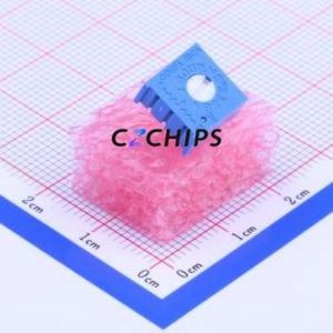 ตัวต้านทาน/โพเทนชิโอมิเตอร์แบบปรับได้สำหรับ3386P-1-502LF ผ่านชิ้นส่วนรู (THT)-3P, ตัวต้านทาน9.5X9.5มม. 5Kohm 10% 500 100PPM/℃ - Product Image 1