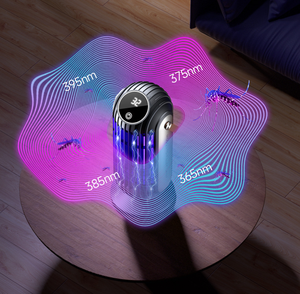 Lámpara Mata Mosquitos Eléctrica con Sensor de Luz, Atrapa Mosquitos y Moscas de Pared para el Hogar, Lámpara Mata Moscas para Exteriores - Product Image 5