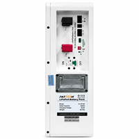 Batterie domestique murale LiFePO4 5,12 kWh 51,2 V 100 Ah en gros, 6000+ cycles, certifiée CE UN38.3 pour système de stockage d'énergie solaire