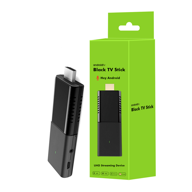 IATV TV Stick Q3 Allwinner H313 Android 10 2.4G 5G Dual Wifi BT Voice Remote Control Smart Streaming Media Player 4k Mitv Stick