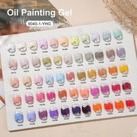 Vernis à ongles UV haute pigmentation longue tenue style peinture à l'huile