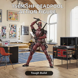 Nuove Action Figure Anime Supereroi Marvel <span class=keywords><strong>Deadpool</strong></span> da 15 cm SHF con Articolazioni Mobili, Giocattolo in PVC per Decorazione Modellini - Product Image 2