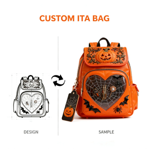 Sac à dos holographique Ita en gros direct usine pour exposition de bandes dessinées, sac Ita pour étudiants, adolescents, cosplayeurs, sac à dos DIY pour affichage de badges - Product Image 2
